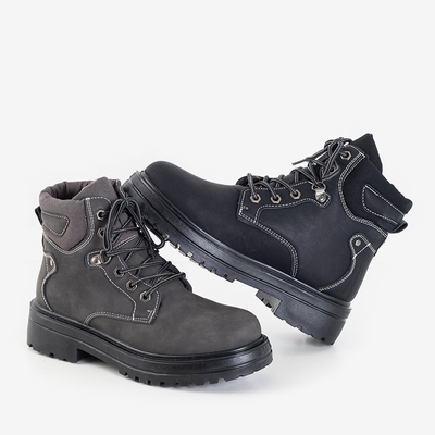 Grafito spalvos moteriški apšiltinti batai Paventia - Avalynė