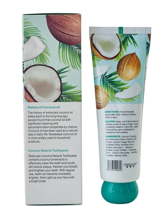 Dantų pasta su kokoso aliejumi 100 g