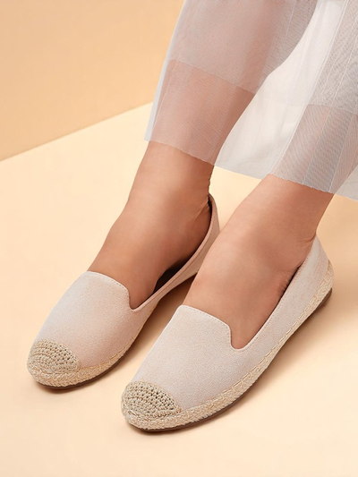 Royalfashion moteriškos espadrilės iš eko zomšos Bombei