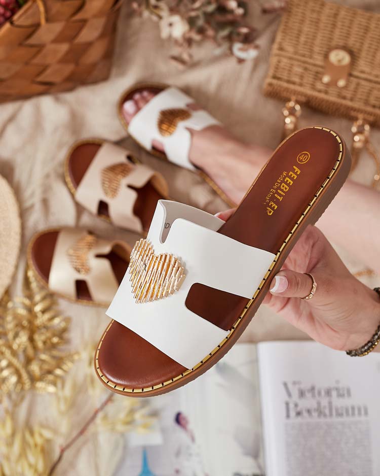 Royalfashion Женские шлепанцы на плоской подошве Ortyca