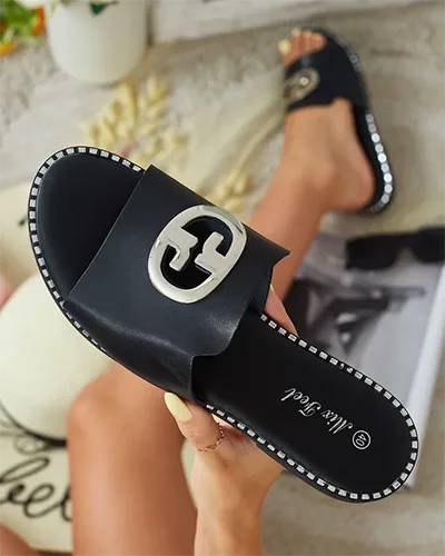 "Royalfashion" Moteriškos "Fim" plokščiapadės šlepetės