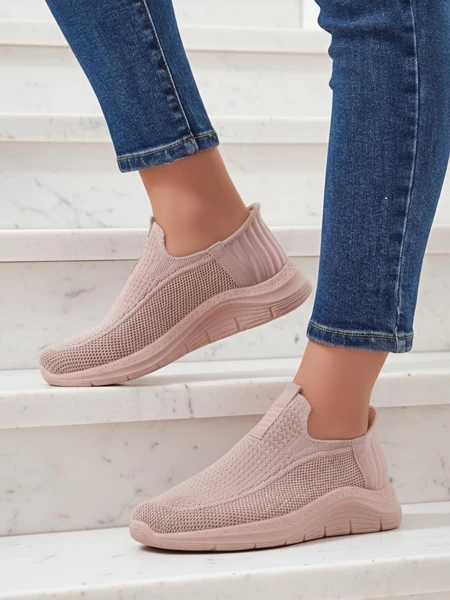 Apollo Rosa Sneakers – Pink Slip-Ons for Ladies
