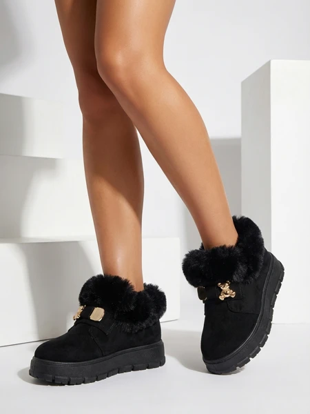 Royalfashion Женские короткие сапоги a'la snow boots Dobis