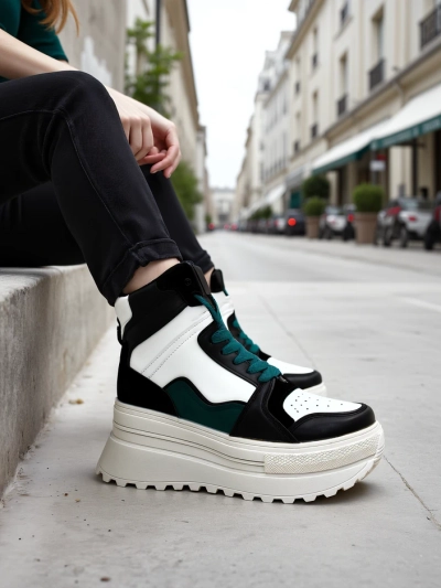 Royalfashion Высокие женские спортивные кроссовки Geeky