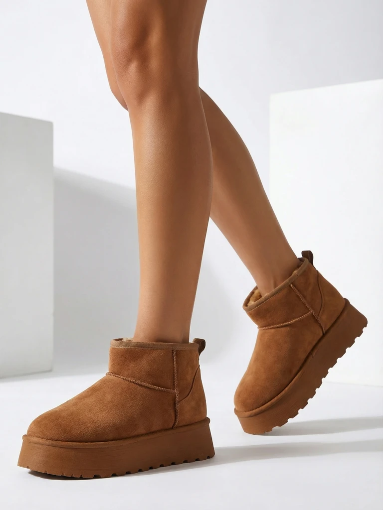 Royalfashion Короткие обувь, напоминающие женские зимние сапоги Fortesse