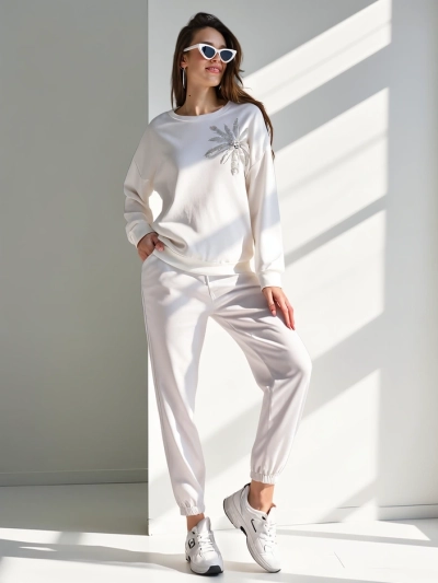 Женский комплект из вискозы Royalfashion с цветочным принтом