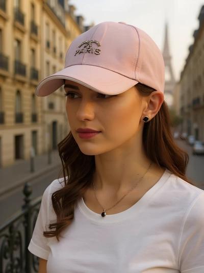 Royalfashion Кепка с стразами Paris Glam