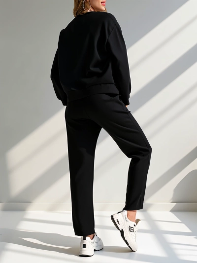 Royalfashion moterų viskozinis rinkinys su spauda