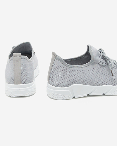 Ботинки спортивные мужские светло-серые Apoko- Footwear