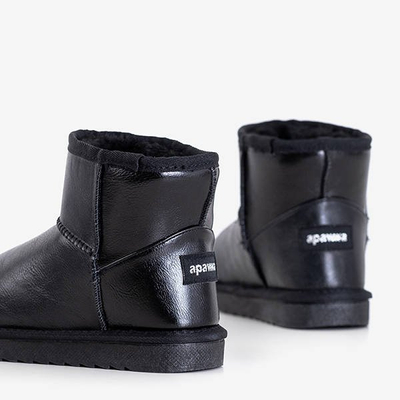 Czarne śniegowce dziecięce Yola - Obuwie