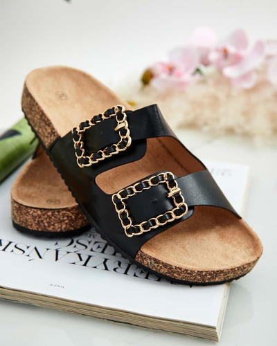 Royalfashion Женские шлепанцы с пряжками Monenas