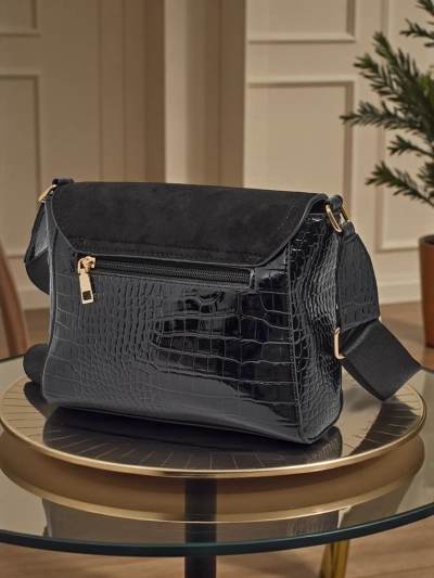 Mažas moteriškas rankinukas iš eko odos su įspaudu Narelle