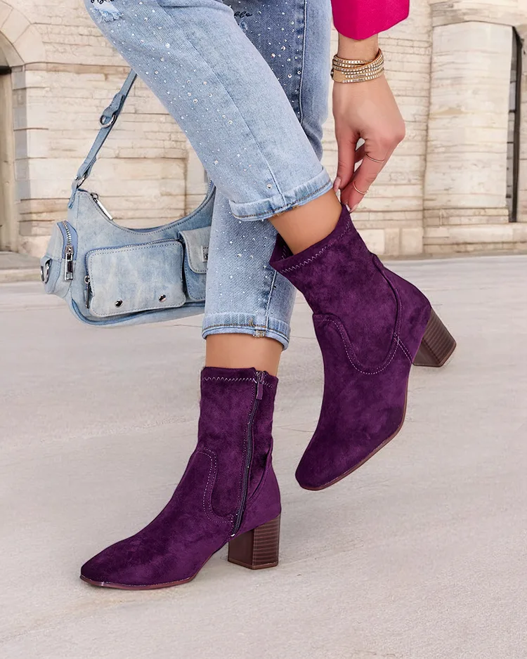 Женские ботильоны на каблуке Royalfashion Florin