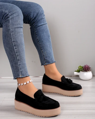 Royalfashion Женские мокасины на каблуке-весте Ogalda