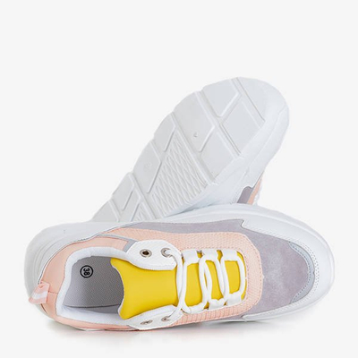 Rožiniai ir pilki moteriški sportiniai sportbačiai „Dimidra“ - Avalynė