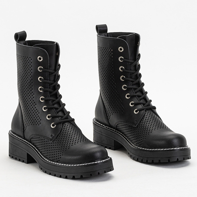 Черные женские сапоги Hazasi