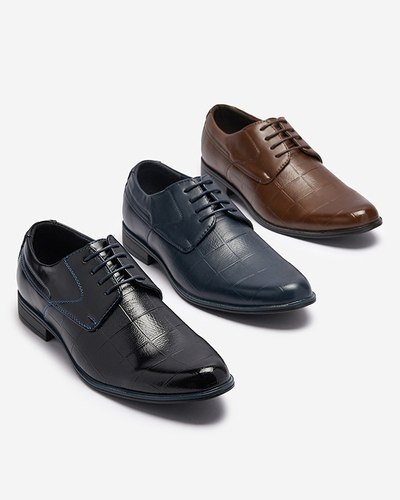 Коричневые элегантные мужские ботинки Elfobs- Footwear