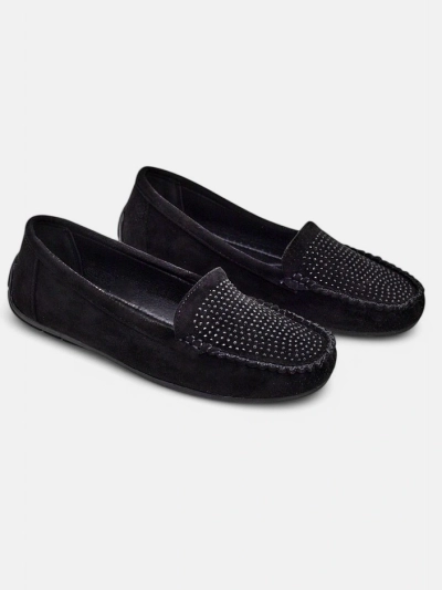 Royalfashion moteriški mokasinai su blizgučiais Ezuess