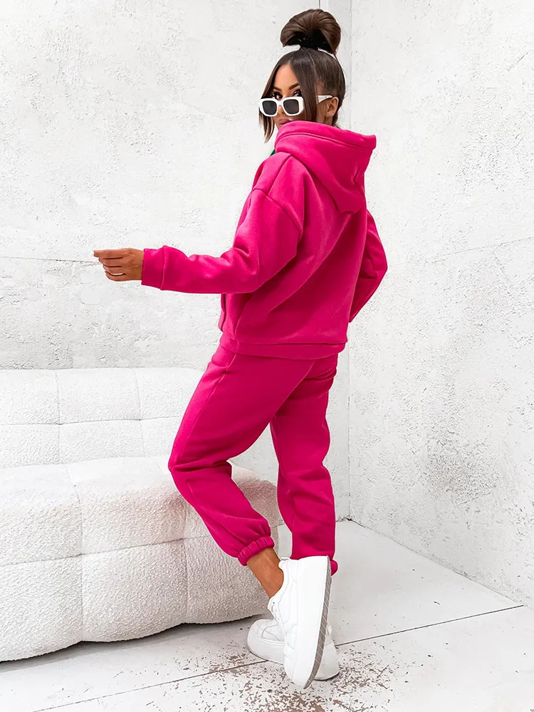 Royalfashion Хлопковый женский комплект толстовок