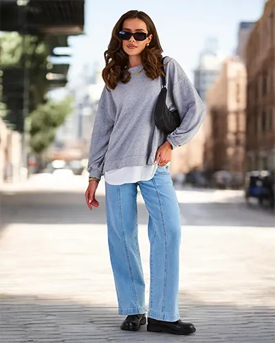 "Royalfashion" Moteriški medvilniniai ploni džemperiai