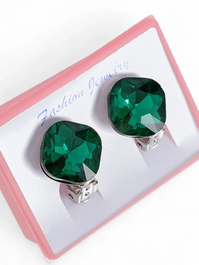 Royalfashion Klipsy kolczyki damskie z kryształem