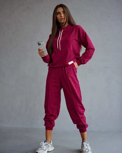 Royalfashion Женский хлопковый повседневный комплект