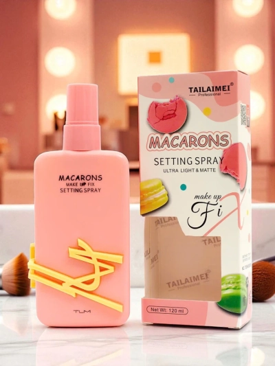 Macarons Makiažo fiksavimo purškiklis Rožinis
