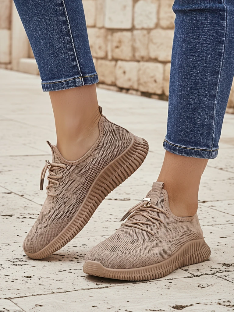 Royalfashion Женские спортивные слипоны из текстиля Royaletta