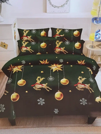 Royalfashion Рождественский комплект постельного белья 160x200 полный 3-ЧАСТИ