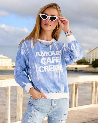 Royalfashion Женская хлопковая тонкая толстовка с принтом