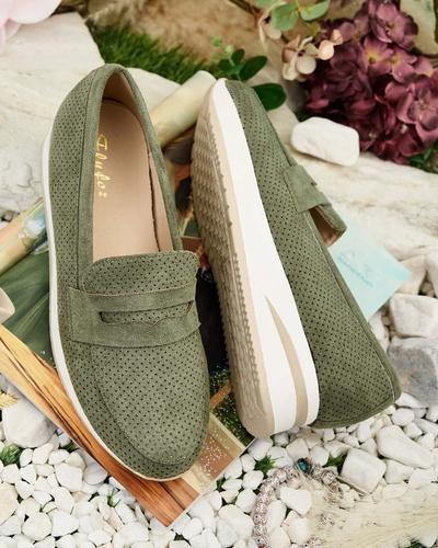 Royalfashion Moteriški mokasinai žema pakulne Sirn