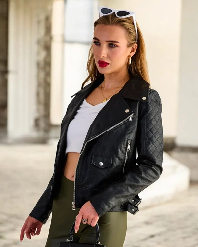 "Royalfashion" moteriška eko odos "Ramones" striukė