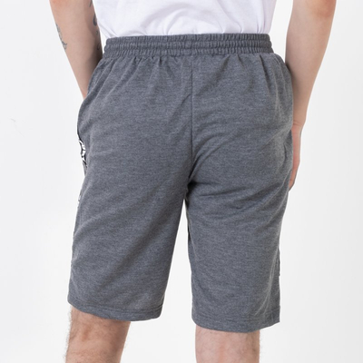 Pilkos vyriškos sportinės kelnės su juostelėmis - Drabužiai