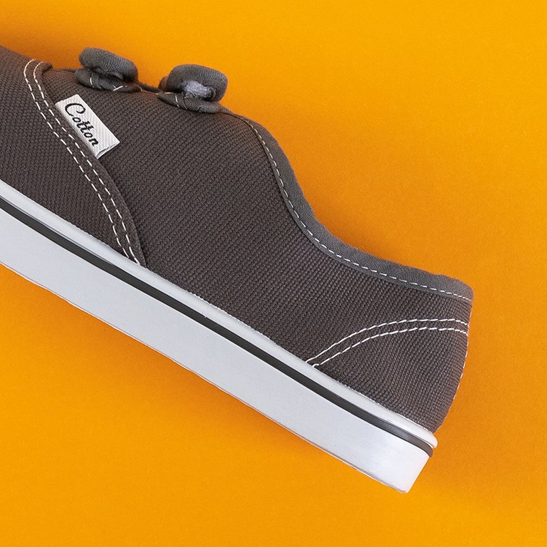 Темно-серые детские кеды Almir