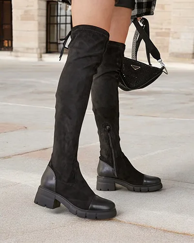 Женские сапоги выше колена Royalfashion Sewio