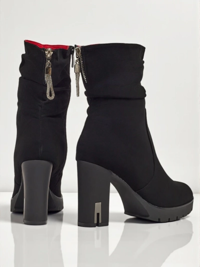 Женские ботильоны Nivarelle из матовой экокожи на каблуке