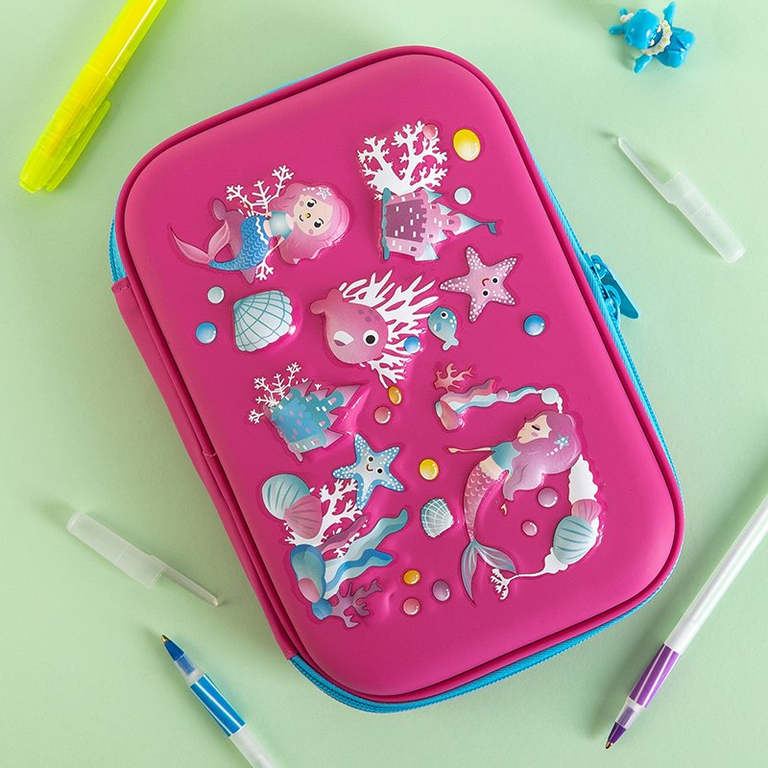 Розовый детский пенал