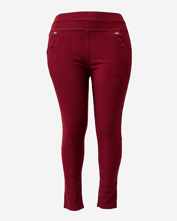 "Royalfashion" Moteriškos apšiltintos tregings kelnės PLUS SIZE