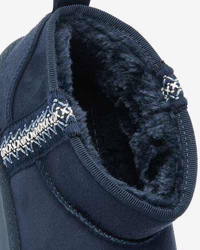 Royalfashion Светло-коричневые женские ботинки а'ля снежные сапоги с орнаментом Parisela