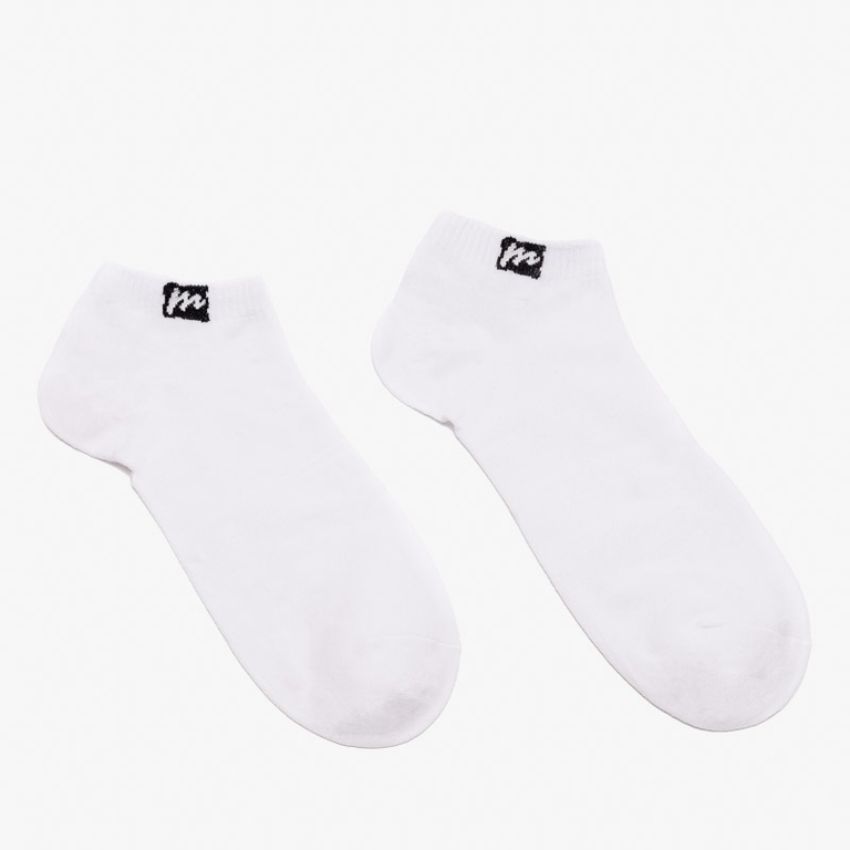 Vyriškos baltos kulkšnies kojinės – apatinis trikotažas