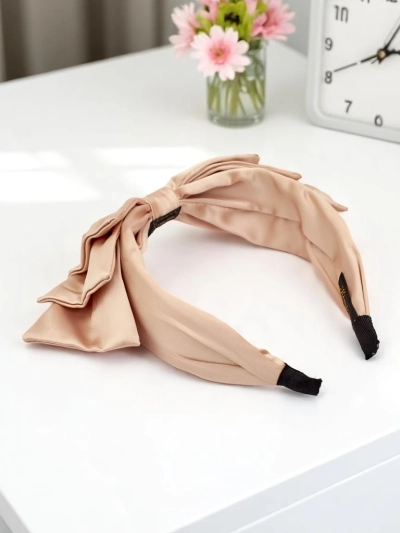 Royalfashion Satininė plaukų juosta su kaspinu Celine