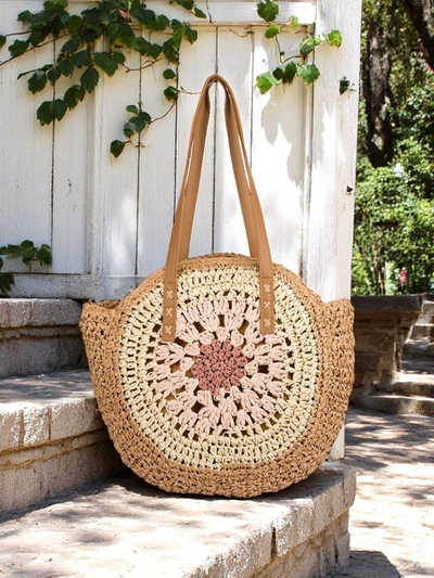 Royalfashion Плетёная женская сумка Flora Grande