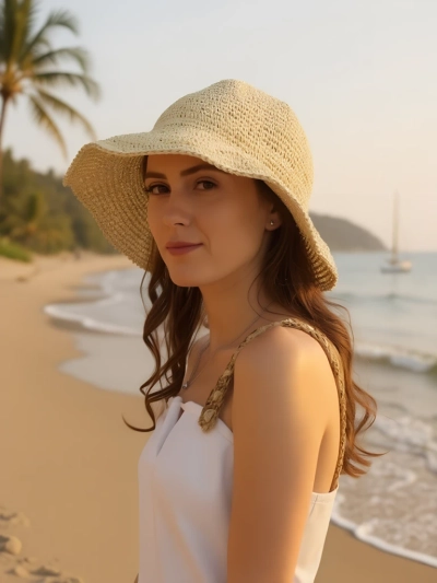 Royalfashion Moteriška šiaudinė kepurė Shade Muse