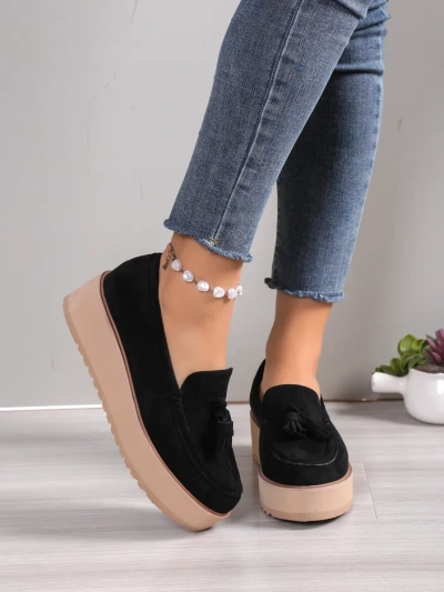 Royalfashion Женские мокасины на каблуке-весте Ogalda