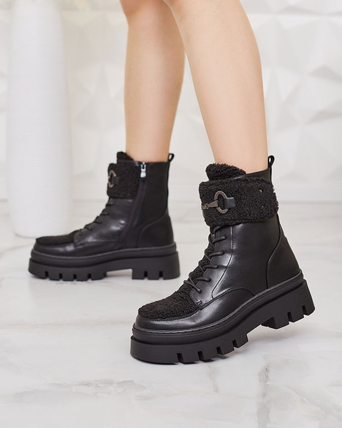 Royalfashion Moteriški batai su avikailiu Faeltone