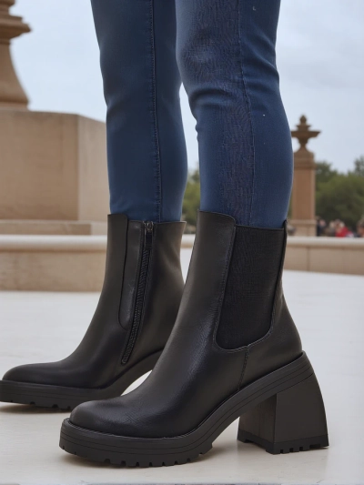 Женские ankle boots на толстом каблуке Dieno