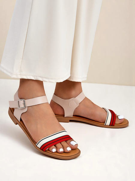 Royalfashion moteriškos basutės lygiu padu Naya