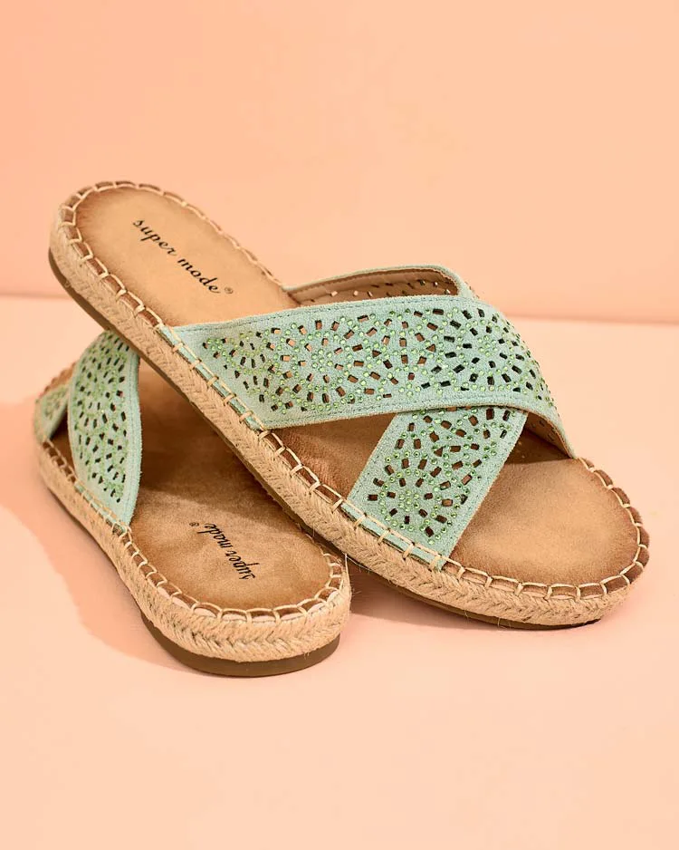 Royalfashion Женские шлепанцы на плоской подошве Tivona