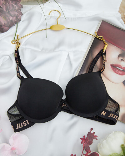 Royalfashion Женский бюстгальтер, украшенный надписями