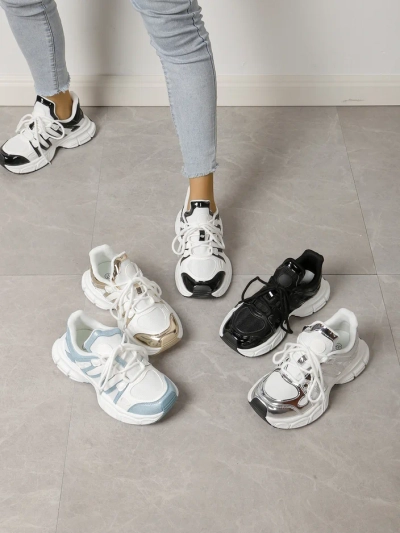 Royalfashion Moteriški sportiniai sneakersai storesniu padu Loness